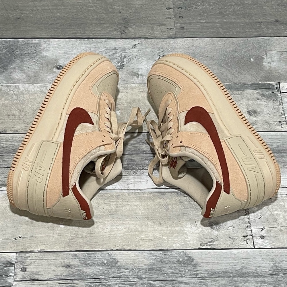NIKE WOMEN'S AIR FORCE 1 SHADOW SNEAKERS SHOES ( STYLE - DZ4705-200 )SZ - 7.5 - Picture 15 of 15
